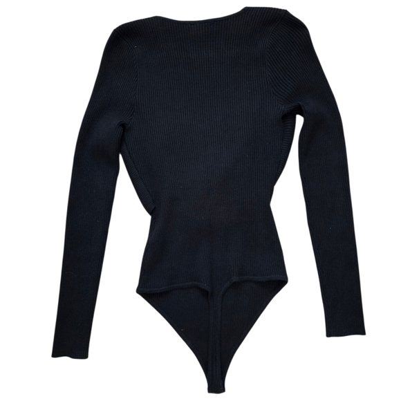 Abercrombie & Fitch Dark Knit Bodysuit - Picture 4 of 4